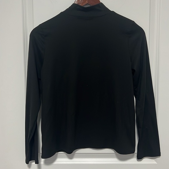 Copper Key Girls Black Mock Neck Long Sleeve Relaxed Fit Pullover Top size XL - Picture 5 of 6